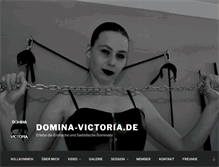 Tablet Screenshot of domina-victoria.de